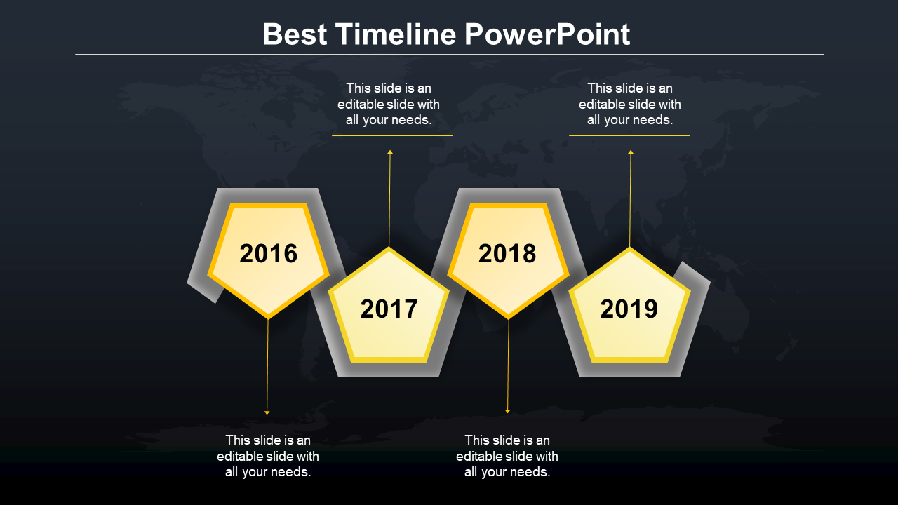 Attractive Timeline Presentation PowerPoint Template and Google Slides Themes